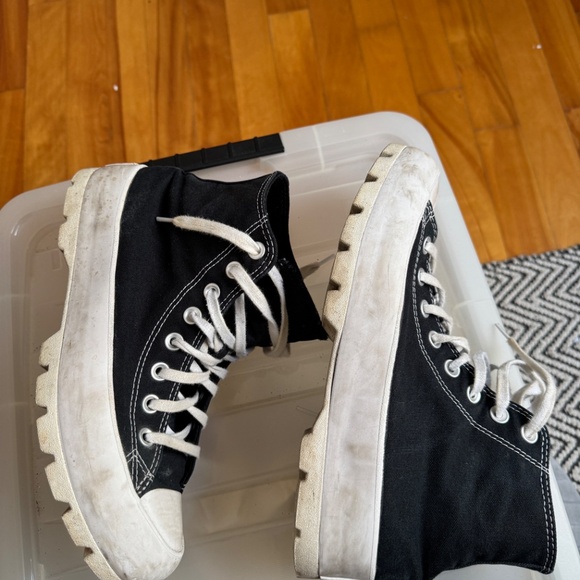 Converse Chunky soles in black 7.5 US men’s - Picture 3 of 5